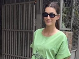 The cutest! Kriti Sanon poses for paps in green co-ords