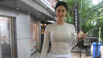 Giorgia Andriani spotted grabbing a quick coffee