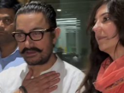 Aamir Khan papped with girlfriend, chitchat with paps in marathi
