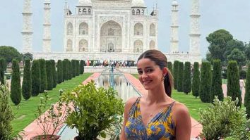 Ananya Panday steals a moment at the Taj Mahal mid-shoot of Tu Meri Main Tera Main Tera Tu Meri; watch