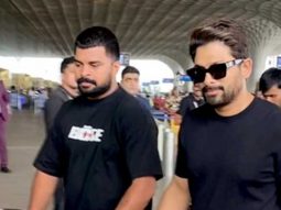 Allu Arjun papped at the airport in a comy fit
