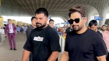 Allu Arjun papped at the airport in a comy fit