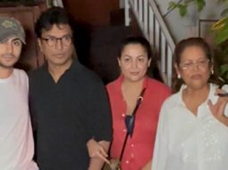 Arhaan Khan papped with nani & masi Amrita Arora
