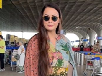 Dia Mirza with her son papped at the airport