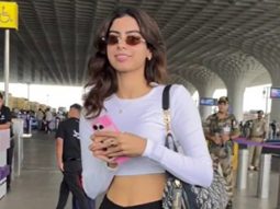 Khushi Kapoor in basics spotted at the airport