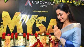 Rashmika Mandanna starrer Mysaa rolls out with grand launch in Hyderabad; see pics
