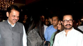 Photos: Aamir Khan, Devendra Fadnavis and Amruta Fadnavis snapped at the special screening of  Sitaare Zameen Par