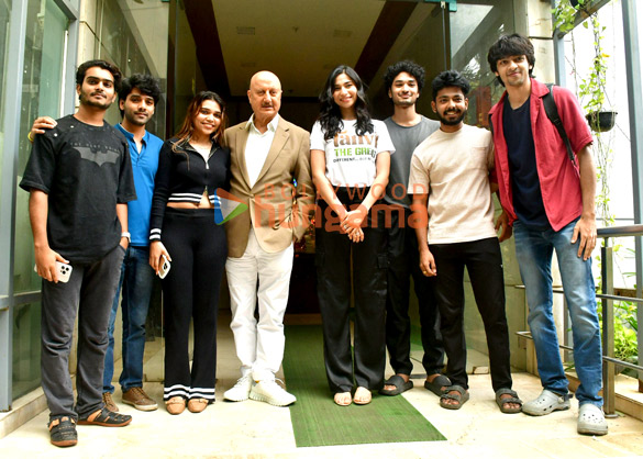 photos anupam kher and shubhangi snapped promoting tanvi the great 5
