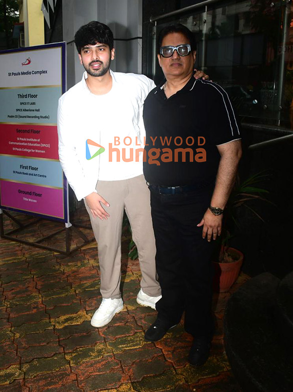 Photos: Daboo Malik and Armaan Malik snapped at the book reading event of Daboo Malik’s book ‘Never Too Late’