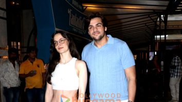 Photos: Elli AvrRam and Ashish Chanchlani snapped at Fantastic Four social screening