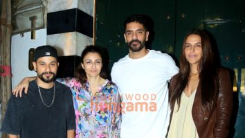 Photos: Kunal Kemmu, Soha Ali Khan, Neha Dhupia and Angad Bedi snapped at Torii restaurant in Bandra