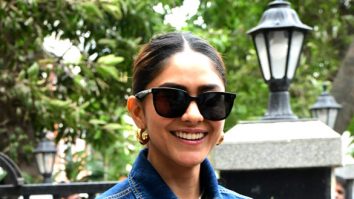 Photos: Mrunal Thakur snapped outside a camera shop in Bandra