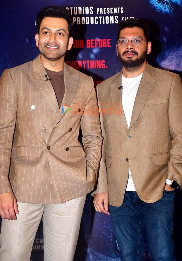 photos prithviraj sukumaran and kayoze irani snapped promoting sarzameen 3