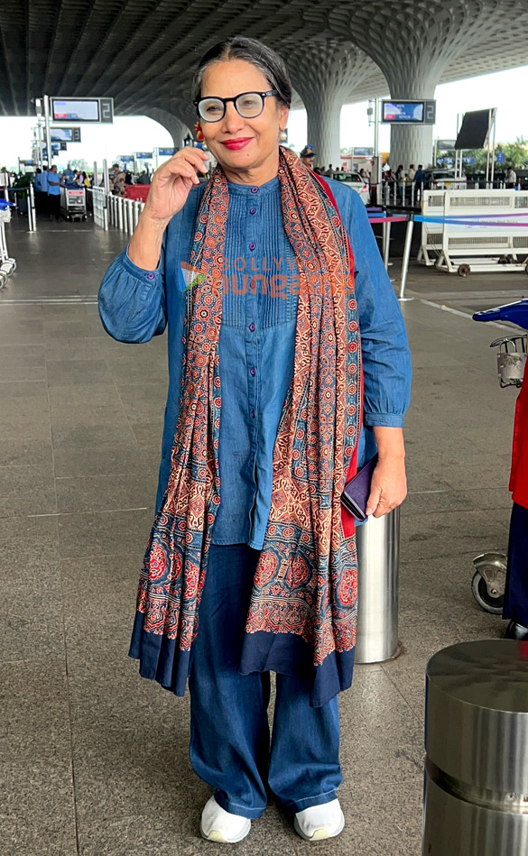 photos shabana azmi vijay varma and dhanush snapped at the airport 1