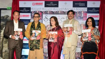 Photos: Shatrughan Sinha, Poonam Sinha and Subhash Ghai unveil the latest issue of ‘Society Achievers’ magazine