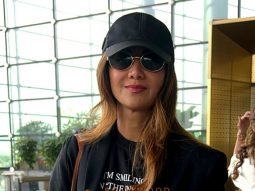 Photos: Shilpa Shetty and Vedang Raina snapped at the airport