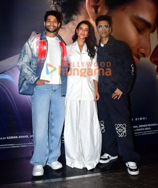Photos: Siddhant Chaturvedi, Triptii Dimri, Karan Johar and others grace the trailer launch of Dhadak 2