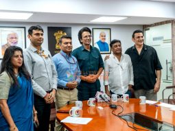 Photos: Special Ops 2 team Kay Kay Menon, Parmeet Sethi and Shivam Nair visited the Indian Cybercrime Coordination Centre (14C) in Delhi to promote their show