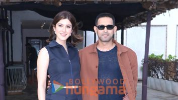Photos: Vikrant Massey and Shanaya Kapoor snapped promoting Aankhon Ki Gustaakhiyan at Sun N Sand in Juhu