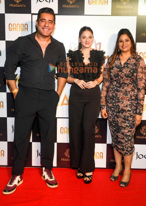 photos vindu dara singh aditi shetty navpreet kaur and others grace the launch of leena jains debut fragrance duo ganga jogi 24