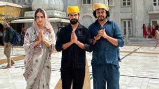 Rajkummar Rao, Manushi Chhillar & Pulkit visit Bangla Sahib seeking blessings for Maalik