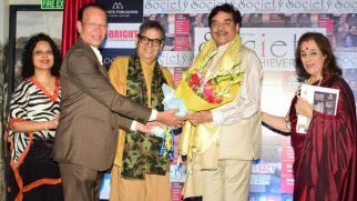 Shatrughan Sinha, Poonam Sinha and Subhash Ghai unveil the latest issue of ‘Society Achievers’ magazine – Part 2