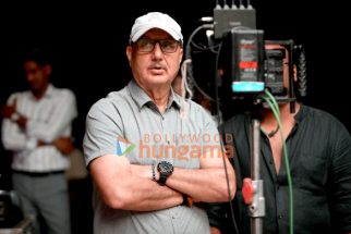 On the the sets of the movie Tanvi The Great