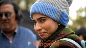 On the sets of the movie Tanvi The Great