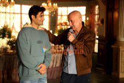 On the the sets of the movie Tanvi The Great