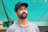 Vicky Kaushal pose for media