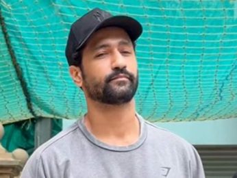 Vicky Kaushal pose for media