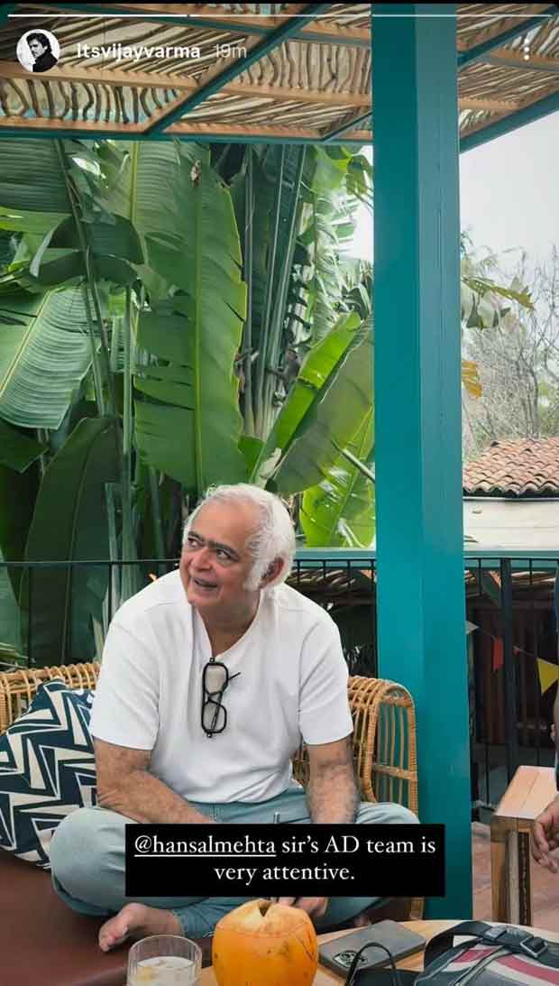 Vijay Varma drops hilarious BTS clip from Hansal Mehta’s next; fans can’t wait for this power-packed duo
