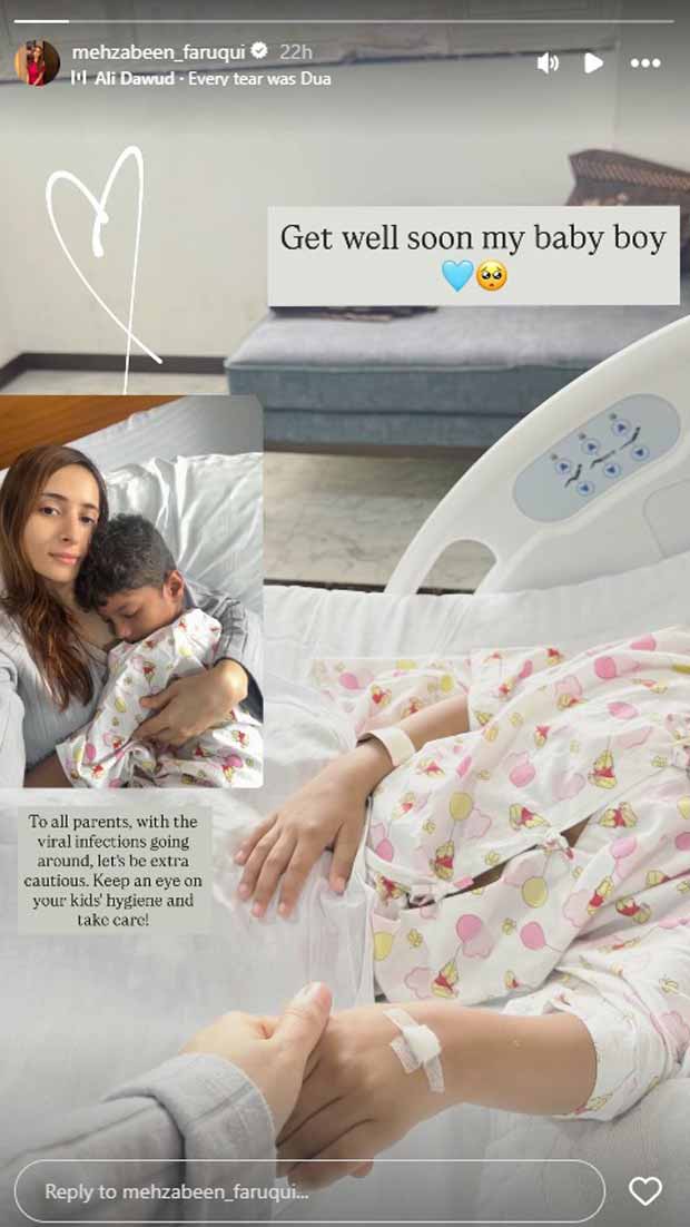 Munawar Faruqui’s son hospitalised, wife Mehzabeen urges parents to stay cautious