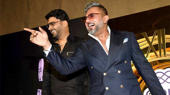 Yo Yo Honey Singh, Kapil Sharma and Shehnaaz Gill snapped at The Grand launch of Yo Yo Watches