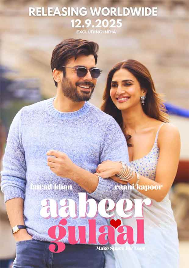  Trailer of Aabeer Gulaal to release on August 28 at 1 PM; Fawad Khan-Vaani Kapoor starrer to release worldwide, excluding India, on September 12
