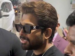 Allu Arjun snapped at the airport