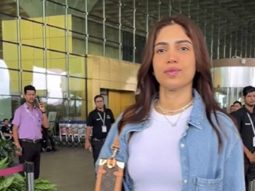 Bhumi Pednekar’s denim look at the aiport