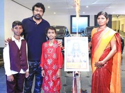 Chiranjeevi meets fan Rajeshwari who cycled to Hyderabad, promises support for her children’s education