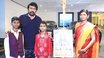 Chiranjeevi meets fan Rajeshwari who cycled to Hyderabad, promises support for her children’s education