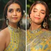 Keerthy Suresh glows in Rs 63,000 yellow saree with mirror-work magic!