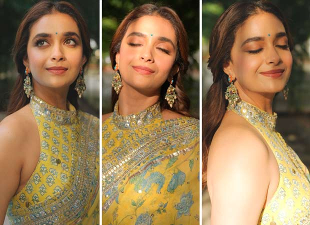 Keerthy Suresh glows in Rs 63,000 yellow saree with mirror-work magic!