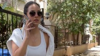 Natasa Stankovic papped with son post workout