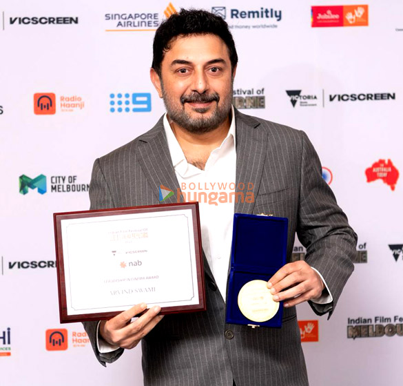photos aamir khan abhishek bachchan aditi rao hydari arvind swamy and neeraj ghaywan receive top honours at indian film festival of melbourne 2025 8