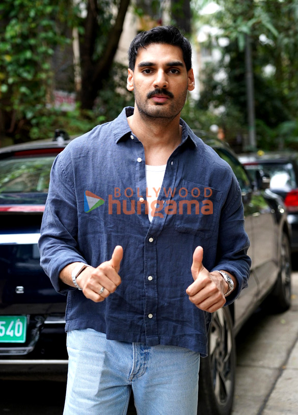 Photos: Ahan Shetty snapped at Imtiaz Ali’s office in Versova