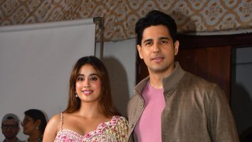 Photos: Janhvi Kapoor and Sidharth Malhotra snapped promoting Param Sundari on the sets of The Kapil Sharma Show