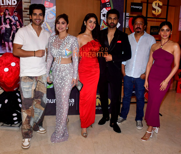 photos kangna sharma amy aela yukti kapoor ribbhu mehra and akkshith sukhija snapped at the promotional event of their show lets play blind 2
