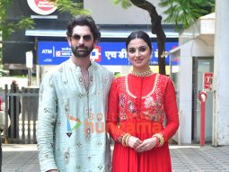 Photos: Neil Nitin Mukesh, Divya Khossla and Umesh Shukla snapped during Ek Chatur Naar promotions