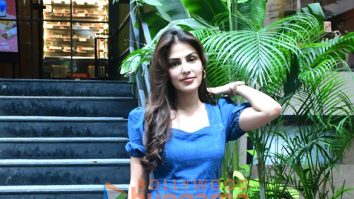 Photos: Rhea Chakraborty spotted outside a cafe in Khar