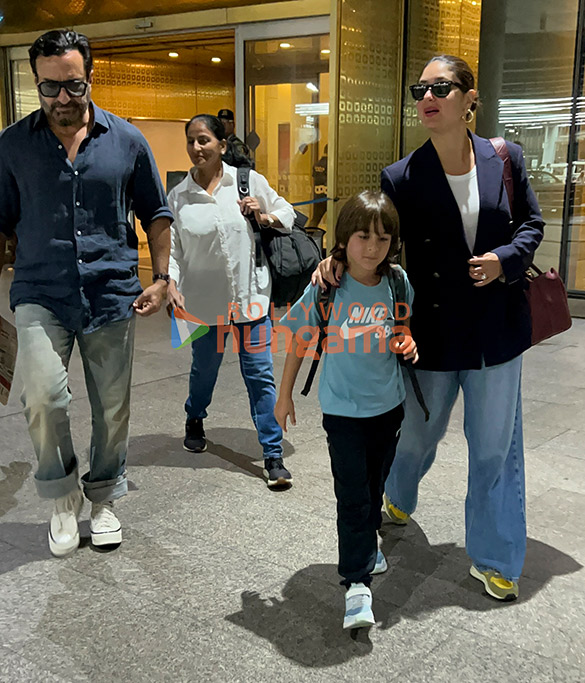 Photos: Saif Ali Khan, Kareena Kapoor Khan, Janhvi Kapoor and Sidharth Malhotra snapped at the airport Photos: Saif Ali Khan, Kareena Kapoor Khan, Janhvi Kapoor and Sidharth Malhotra snapped at the airport