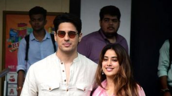 Photos: Sidharth Malhotra, Janhvi Kapoor snapped at Kalina airport as they head to Tirupathi to seek blessings ahead of Param Sundari release